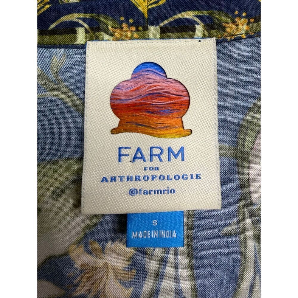 Farm Rio‎ x Anthropologie Hummingbird Floral Jumpsuit Small - Picture 6 of 6